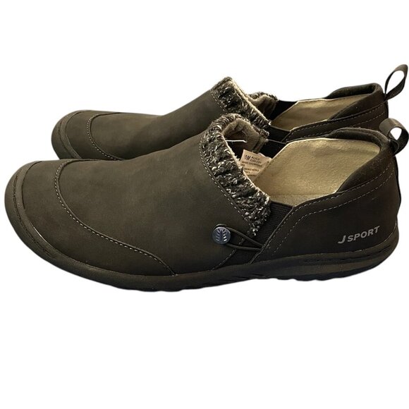 JSport Black Alice Slip-On Women's Faux Fur Never Use Shoes w/ Box Size 10 - Picture 9 of 10